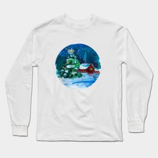 Christmas stars Long Sleeve T-Shirt